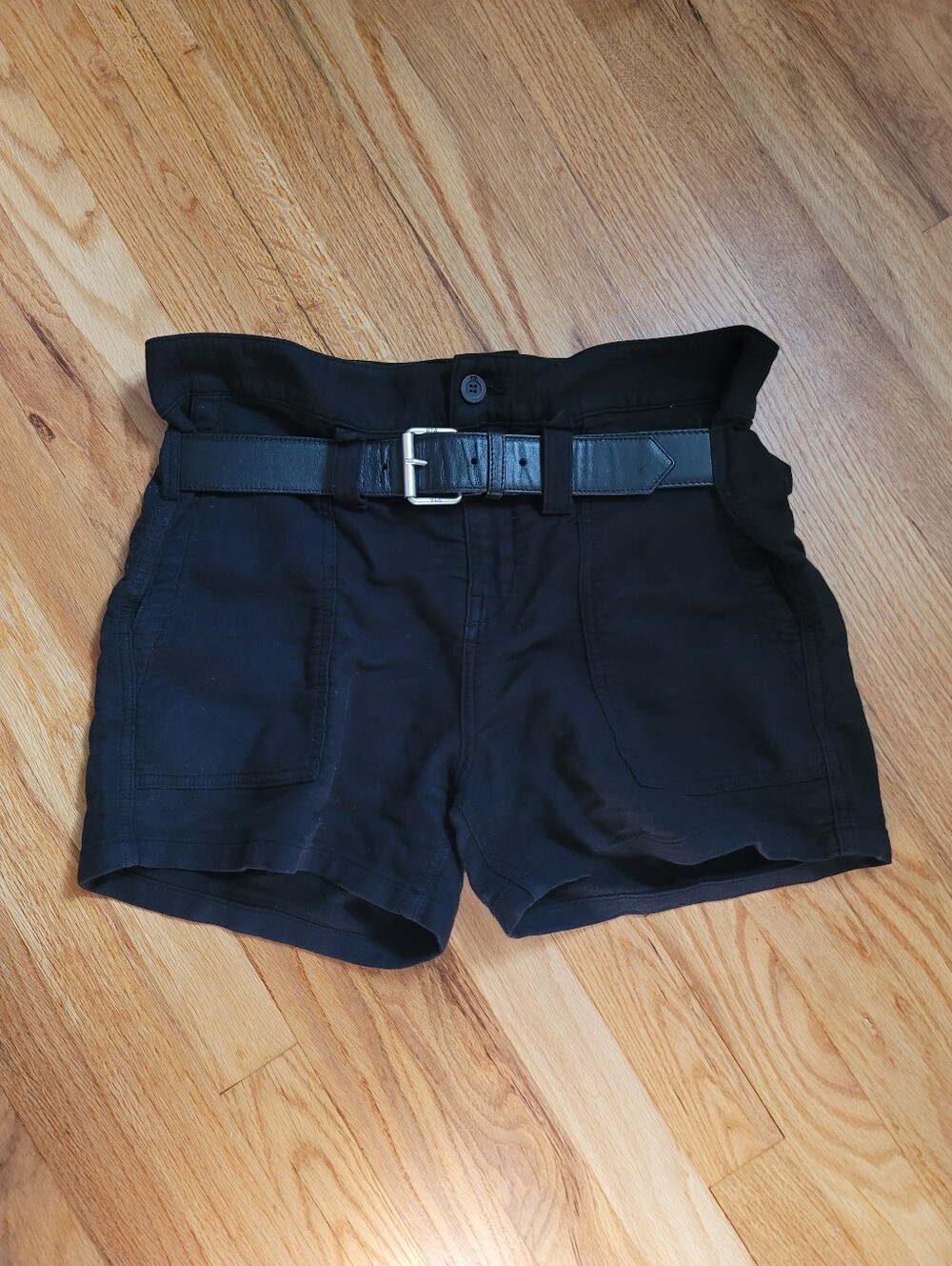 RtA Attached Belt Shorts Black Size Small Pre-owned